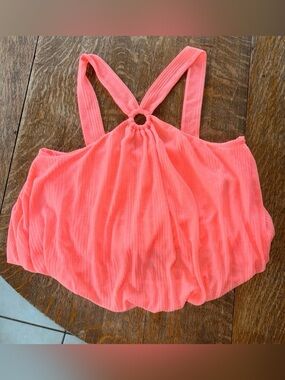 Free People Movement Bubble Hem Halter Tank